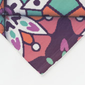 Naadloos patroon. decoratieve elementen. Han Fleece Deken (Hoek)