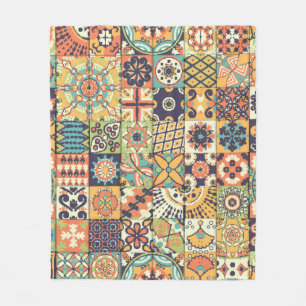 Naadloos patroon. decoratieve elementen. Han Fleece Deken