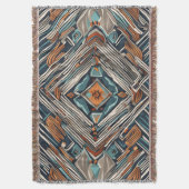 naadloos patroon Etnaadloos patroon Deken (Voorkant Verticaal)