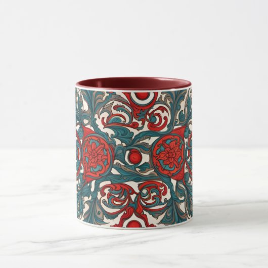 naadloos patroon Etnaadloos patroon Mok (Midden)