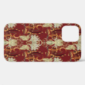  naadloos patroon. Floral  behang. Case-Mate iPhone Case (Achterkant (horizontaal))