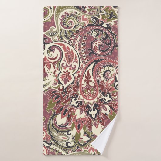 Naadloos patroon gebaseerd op traditionele Aziatis Badhanddoek (Badhanddoek)