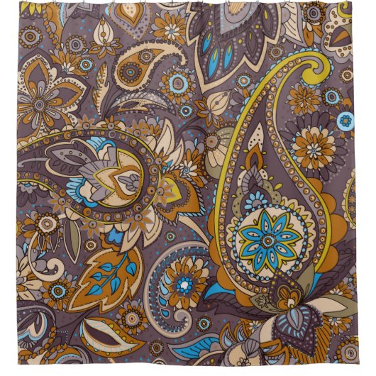 Naadloos patroon gebaseerd op traditionele Aziatis Douchegordijn (Voorkant)