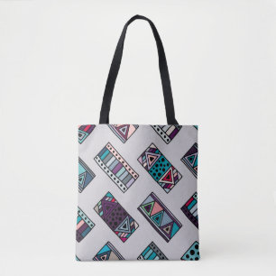 Naadloos  patroon. geometrische achtergrond w tote bag