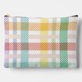 Naadloos patroon geruit lichte kleuren etui (Voorkant)