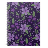 Naadloos  patroon. Geweldig lila en purp Notitieboek (Voorkant)