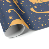 Naadloos patroon, grappige katten in alledaagse po cadeaupapier (Rol Hoek)