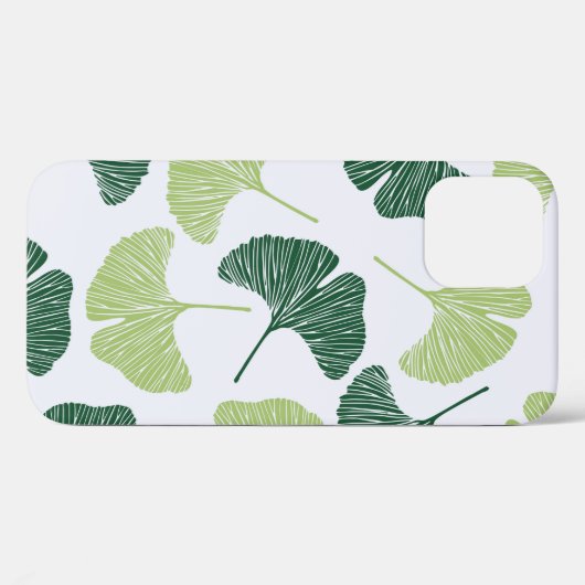 Naadloos patroon Groene ginkgo biloba Case-Mate iPhone Case (Achterkant (horizontaal))