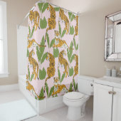 Naadloos patroon. Imitatie van een patroon Douchegordijn (In situ)