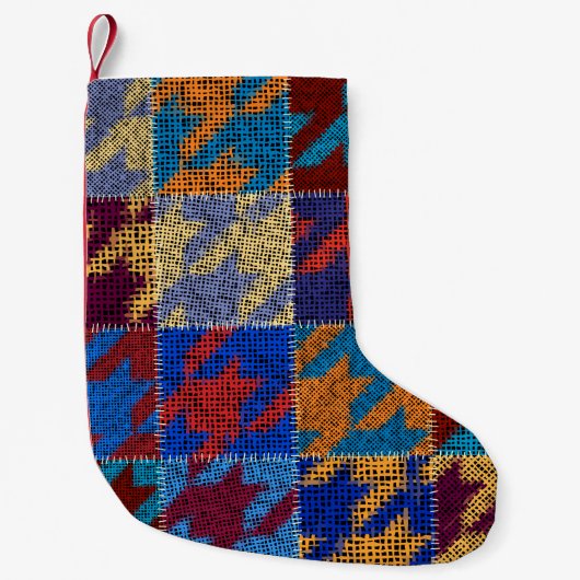 Naadloos patroon. Imitatie van een patroon Kleine Kerstsok (Voorkant)