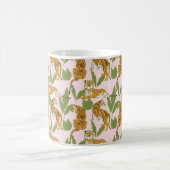 Naadloos patroon. Imitatie van een patroon Koffiemok (Center)