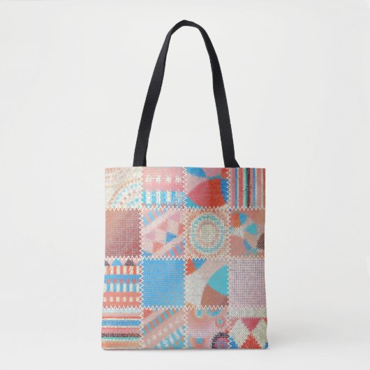 Naadloos patroon. Imitatie van een patroon Tote Bag (Voorkant)