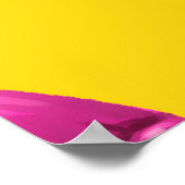 Naadloos patroon in de 80-stijl, gekleurd glamour poster (Hoek)