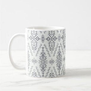 naadloos patroon in etnische stijl. Trendy h Koffiemok
