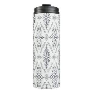 naadloos patroon in etnische stijl. Trendy h Thermosbeker