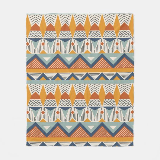 Naadloos patroon in navajo-stijl fleece deken (Voorkant)