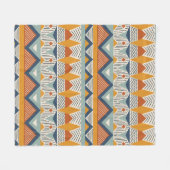 Naadloos patroon in navajo-stijl fleece deken (Voorkant (Horizontaal))