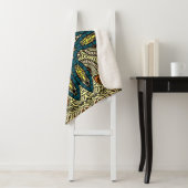 Naadloos  patroon in oosterstijl Bloem Sherpa Deken (In situ)