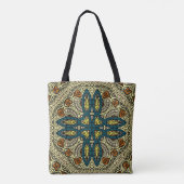 Naadloos  patroon in oosterstijl Bloem Tote Bag (Achterkant)