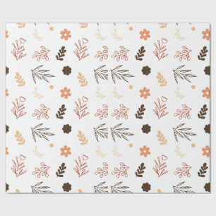 Naadloos patroon in pastelkleuren met bloemen cadeaupapier