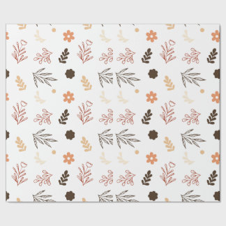 Naadloos patroon in pastelkleuren met bloemen cadeaupapier