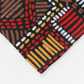 Naadloos patroon in patchwork-stijl. geborduurd E Fleece Deken (Hoek)