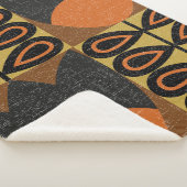 naadloos patroon in scandinavische ontwerpstijl .  sherpa deken (3/4)