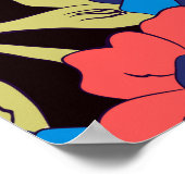 naadloos patroon. klassiek islamitisch bloemorname poster (Hoek)