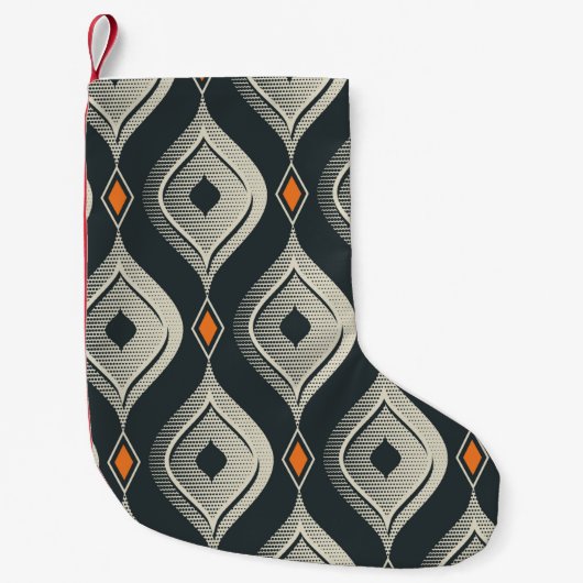 naadloos patroon kleine kerstsok (Voorkant)