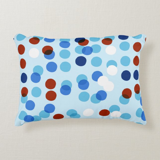 Naadloos patroon met abstracte doedelversiering, d accent kussen (Voorkant)