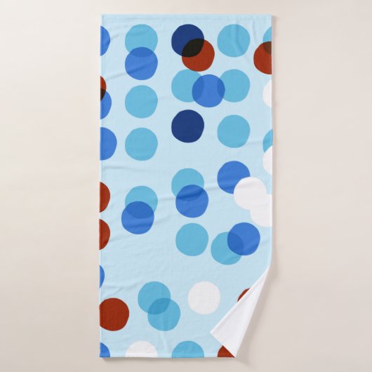 Naadloos patroon met abstracte doedelversiering, d badhanddoek (Badhanddoek)
