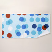 Naadloos patroon met abstracte doedelversiering, d badhanddoek (Badhanddoek)