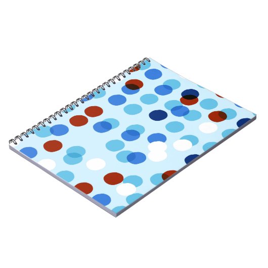 Naadloos patroon met abstracte doedelversiering, d notitieboek (Linkerzijde)