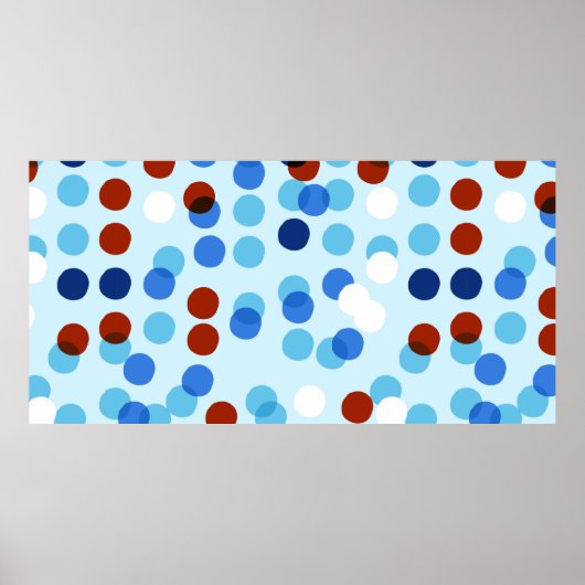 Naadloos patroon met abstracte doodle-versiering, poster (Voorkant)