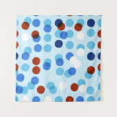 Naadloos patroon met abstracte doodle-versiering,  wandkleed (Voorkant)