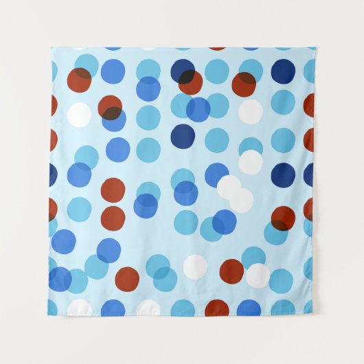 Naadloos patroon met abstracte doodle-versiering,  wandkleed (Voorkant)