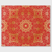 Naadloos  patroon met abstracte florale en cadeaupapier (Vlak)