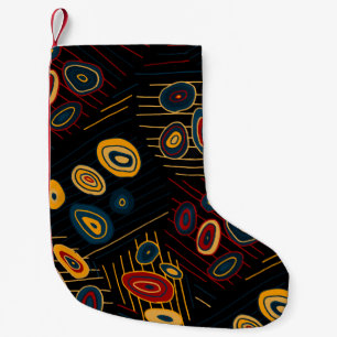 Naadloos patroon met abstracte moderne doedels. Br Kleine Kerstsok