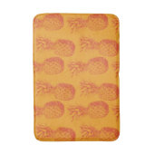 Naadloos patroon met anananassen badmat (Voorkant Verticaal)