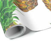 Naadloos patroon met anananassen cadeaupapier (Rol Hoek)