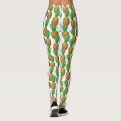 Naadloos patroon met anananassen leggings (Achterkant)