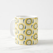 naadloos patroon met appel. koffiemok (Voorkant links)