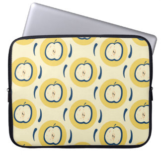 naadloos patroon met appel. laptop sleeve