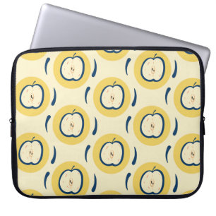  naadloos patroon met appel.  laptop sleeve