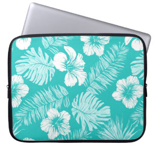 Naadloos  patroon met bladeren van de tropische p laptop sleeve