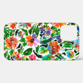 Naadloos patroon met bloemen Case-Mate iPhone case (Achterkant (horizontaal))
