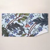 Naadloos patroon met bloemen in de kunstdecostijl. badhanddoek (Badhanddoek)