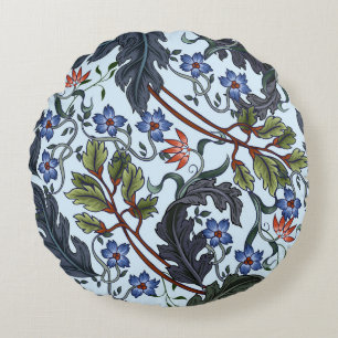 Naadloos patroon met bloemen in de kunstdecostijl. rond kussen