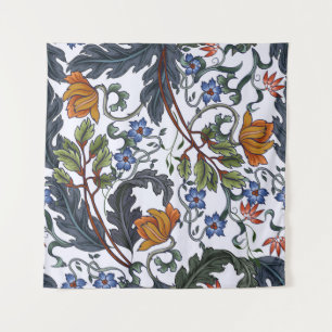Naadloos patroon met bloemen in de kunstdecostijl. wandkleed