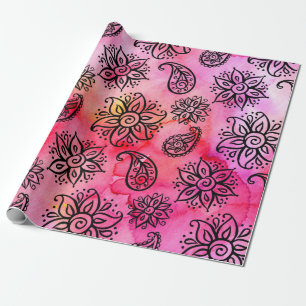 Naadloos patroon met bloemen ornamental dec. cadeaupapier